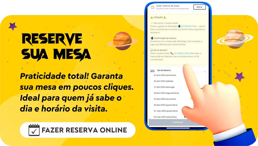 reserve sua mesa